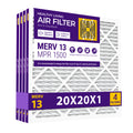 SUIXINEYI 20 x 20 x 1 MERV 13 HVAC Filter, Disposable Furnace Air Filter Traps Fine Dust, Pet Dander and Smoke Irritants