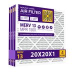 SUIXINEYI 20 x 20 x 1 MERV 13 HVAC Filter, Disposable Furnace Air Filter Traps Fine Dust, Pet Dander and Smoke Irritants