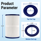 SUIXINEYI Spa Oval Filter PDM30 Compatible with Dream Maker Hot Tubs 461269, 261272, 361269, 461272