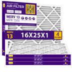 SUIXINEYI HVAC Air Filter 16 x 25 x 1 MERV13, Replacement Furnace and AC Filter