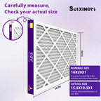 SUIXINEYI 16x20x1 Air Filter Merv 13, 1" AC Furnace Air Filters