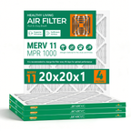 SUIXINEYI MERV 11 20x20x1 Pleated Air Filter, Replacement HVAC Furnace and AC Filter Captures Dust, Smoke, Pet Dander and Household Allergens