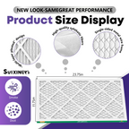 14x24x1 MERV 11 Air Filter by SUIXINEYI, High Flow HVAC Air Conditioner Furnace Filter Compatible With Residential Vent Units