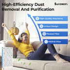 SUIXINEYI 14x24x1 HVAC Replacement Filter, MERV 8 Pleated Media Air Filter for Home AC and Furnace Systems