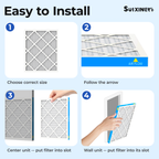 SUIXINEYI 16x20x1 Air Filter, MERV 8, For Home AC Furnace and HVAC