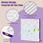 SUIXINEYI 20 x 20 x 1 MERV 13 HVAC Filter, Disposable Furnace Air Filter Traps Fine Dust, Pet Dander and Smoke Irritants