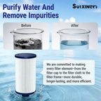 SUIXINEYI 303279 Hpt Tub Filter Pool Filter Compatible with Watkins 303279, PFF42TC-P4, FC-2402, 5CH-37, Spa Filter for Lifesmart, Freeflow, Hydromaster, Grandmaster