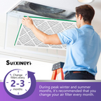14x24x1 MERV 11 Air Filter by SUIXINEYI, High Flow HVAC Air Conditioner Furnace Filter Compatible With Residential Vent Units