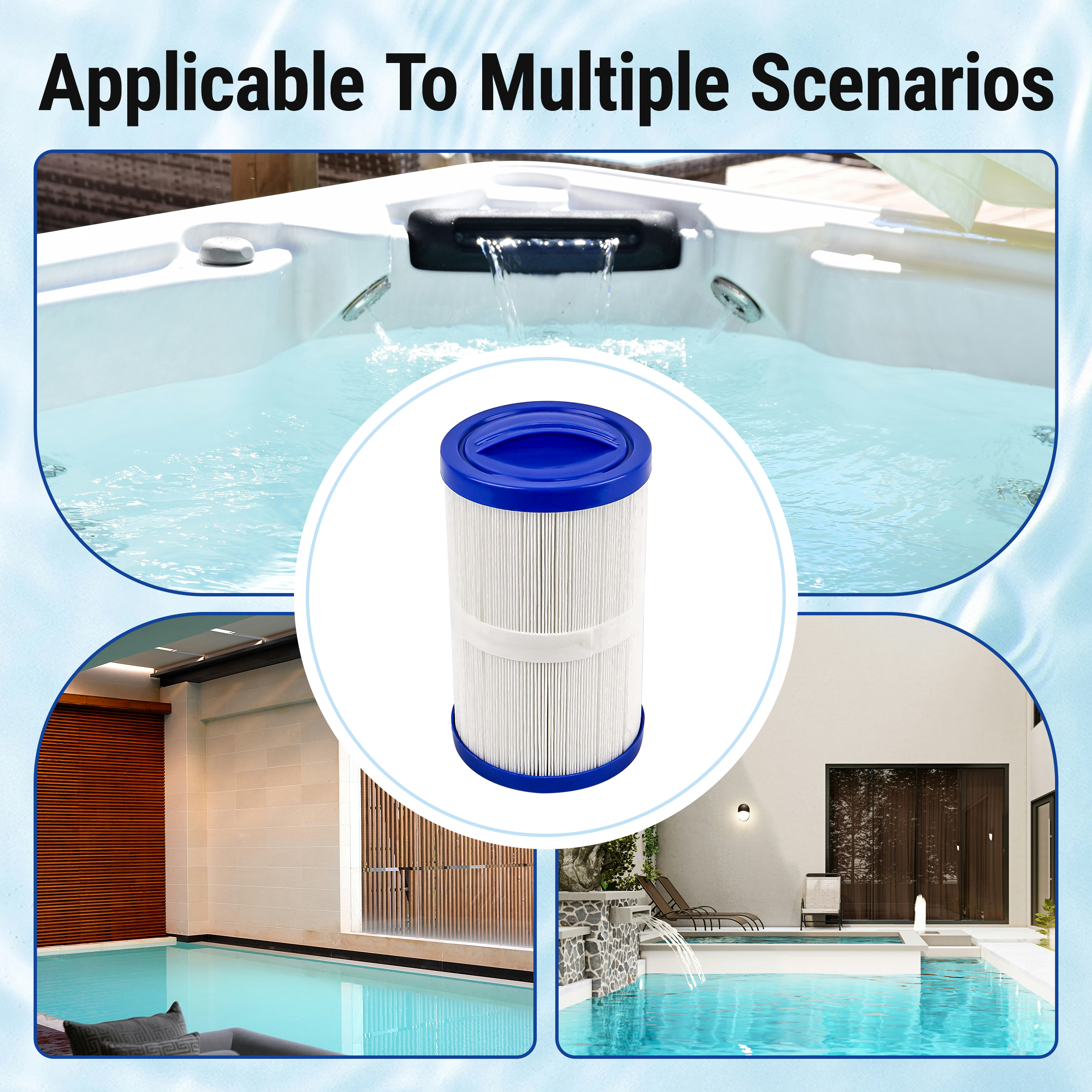 SUIXINEYI PWW35L Hot Tub Filter Replacement, 4CH-935, 817-4035, FC-0170, SD-01235, PDC580-AFS, X268554, X268535