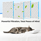 SUIXINEYI 18x24x1 Nominal HVAC Air Filter, MERV8 Pleated Replacement Filter for Air Conditioner Furnace
