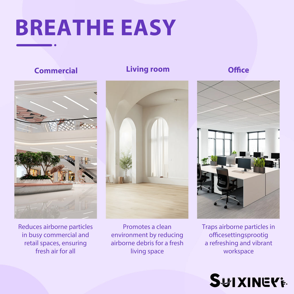 SUIXINEYI HVAC Air Filter 16 x 25 x 1 MERV13, Replacement Furnace and AC Filter