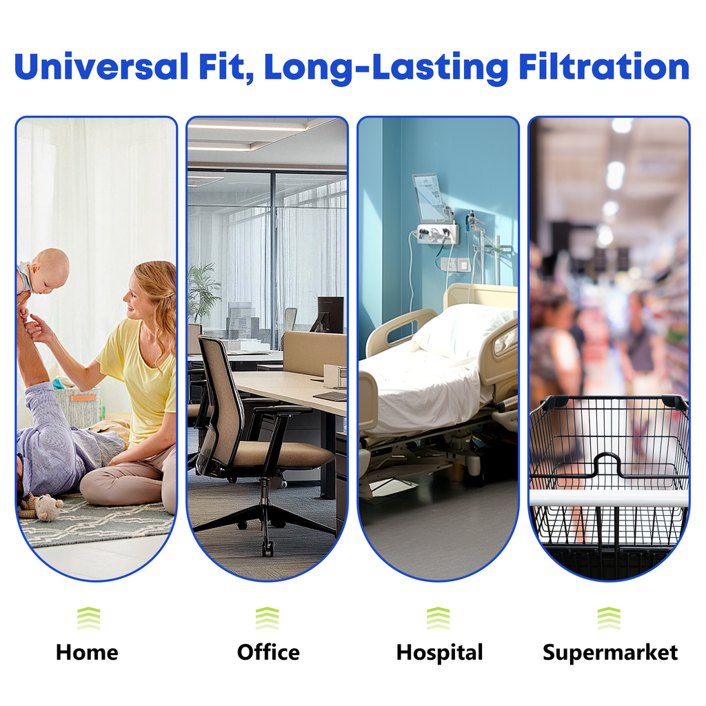 SUIXINEYI 16x25x1 MERV 11 Ventilation Air Filter, HVAC and AC Furnace Replacement Filter For Whole House Residential Air Systems