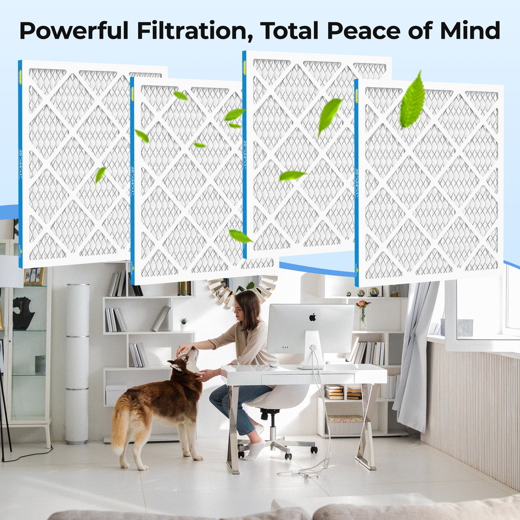 SUIXINEYI MERV8 20x24x1 Pleated Replacement Filter for HVAC AC Furnace