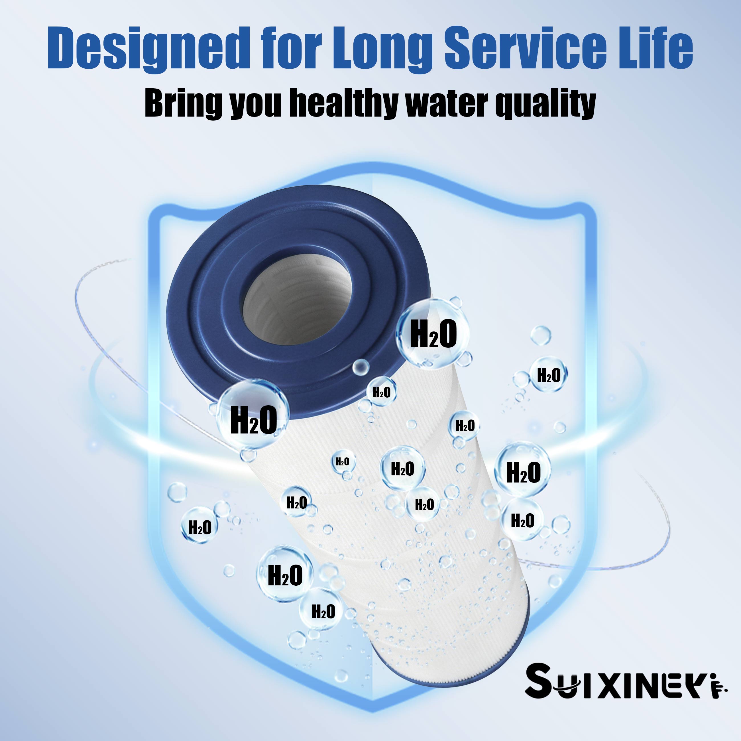 SUIXINEYI C-7471 Spa Filter Compatible with CCP420, Clean and Clear Plus 420, PCC105-PAK4, R173576, 570-0425-07, 07077, 178584, 817-0106, FC-6470,