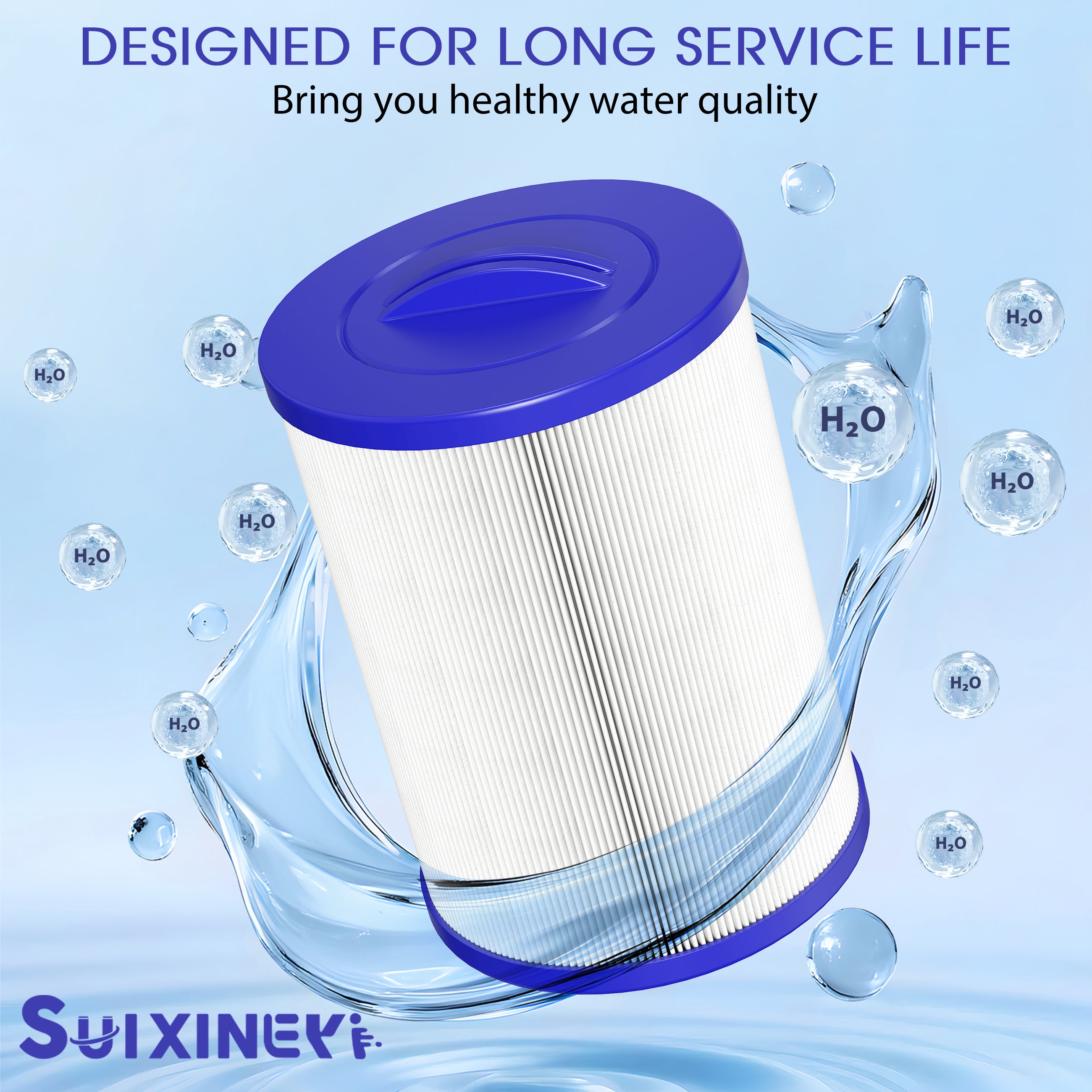 SUIXINEYI PWW50P3 SPA Filter Replacement for nicel 6CH-940, Filbur FC-0359, 817-0050, 25252, 03FIL1400