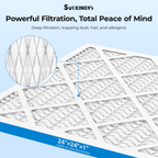 Pleated 24x24x1 MERV8 Air Filter SUIXINEYI HVAC Furnace AC Replacement