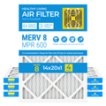 SUIXINEYI MERV8 14x20x1 Condition Air Filter, Pleated HVAC AC Furnace Filters Replacement