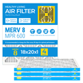 SUIXINEYI 18x20x1 MERV 8 Air Filter, Captures Dust, Lint and Pollen