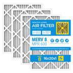 SUIXINEYI 16x20x1 Air Filter, MERV 8, For Home AC Furnace and HVAC